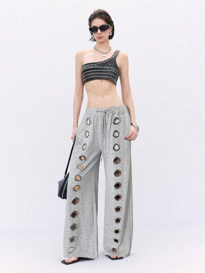 Eyelet Sweats